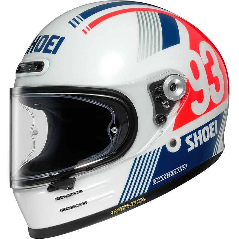 Fibra Casco Shoei Glamster Mm93 Retro Tc-10