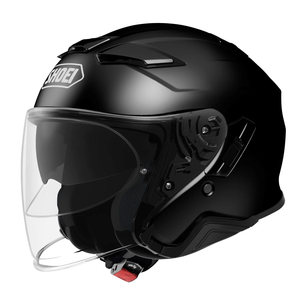 Fibra Casco Jet Shoei J-cruise 2 Nero Lucido