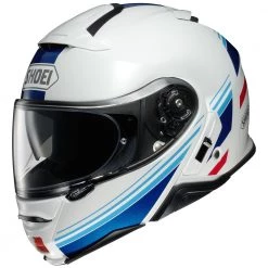 Fibra Shoei Neotec 2 Separator Tc10 Bianco Blu Rosso